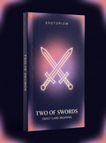 Two of Swords — Tarot Card Meaning (Upright & Reversed) — Esotorium cover v4