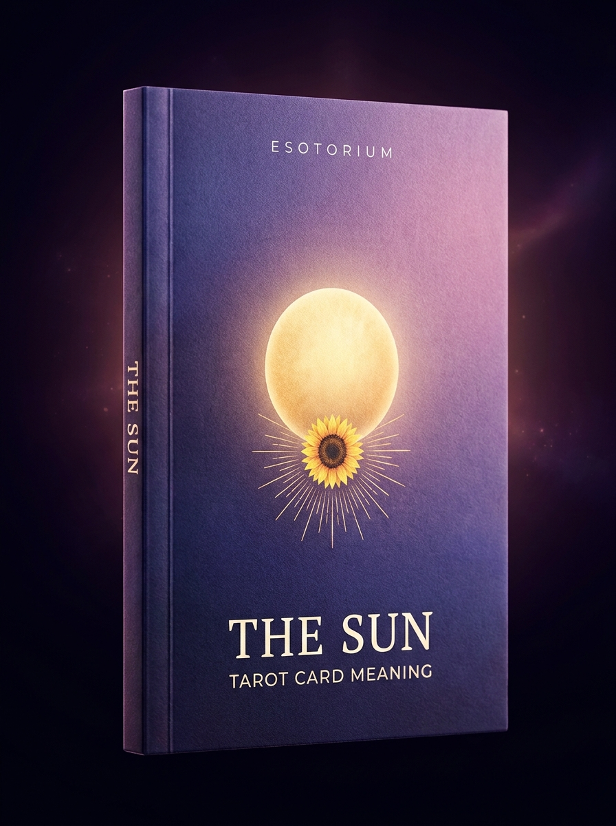 The Sun — Tarot Card Meaning (Upright & Reversed) — Esotorium cover v4