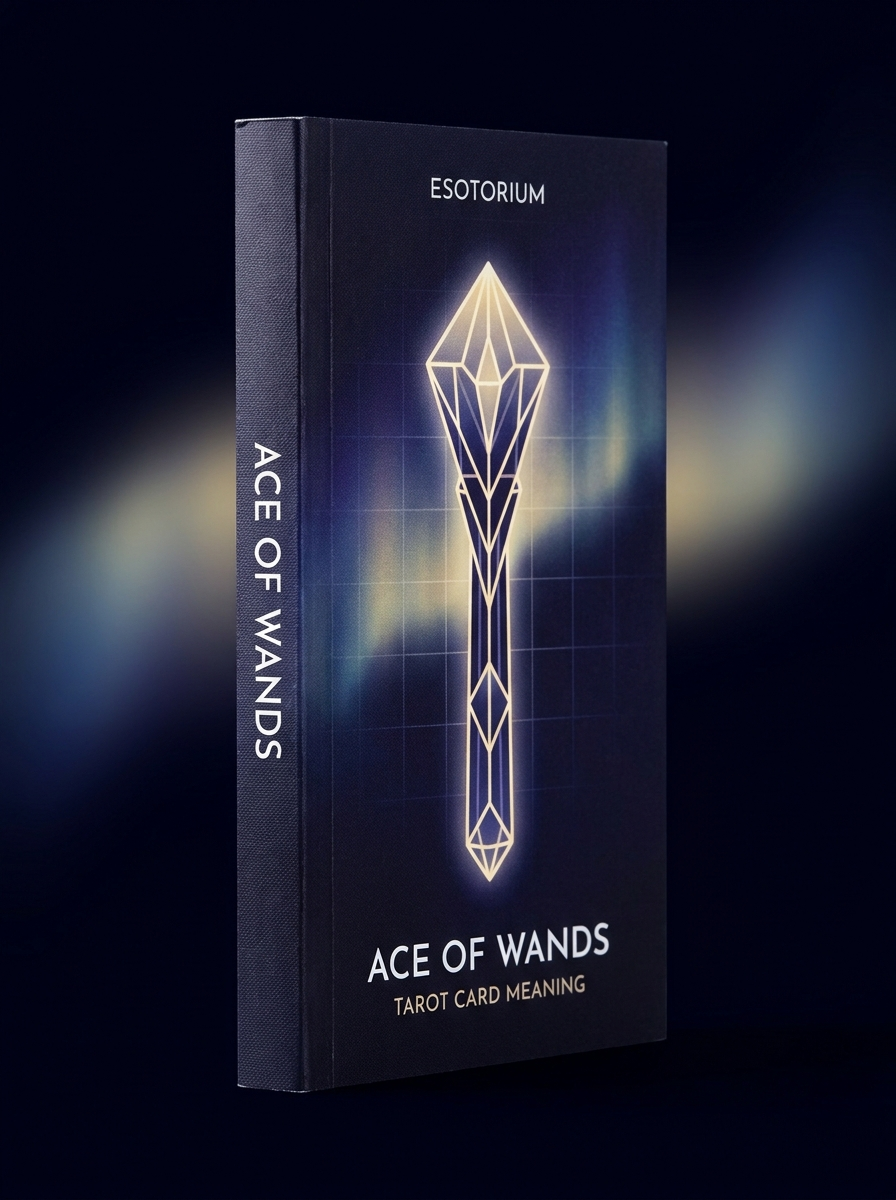 Ace of Wands — Tarot Card Meaning (Upright & Reversed) — Esotorium cover v4