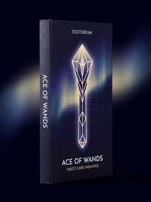 Ace of Wands — Tarot Card Meaning (Upright & Reversed) — Esotorium cover v4