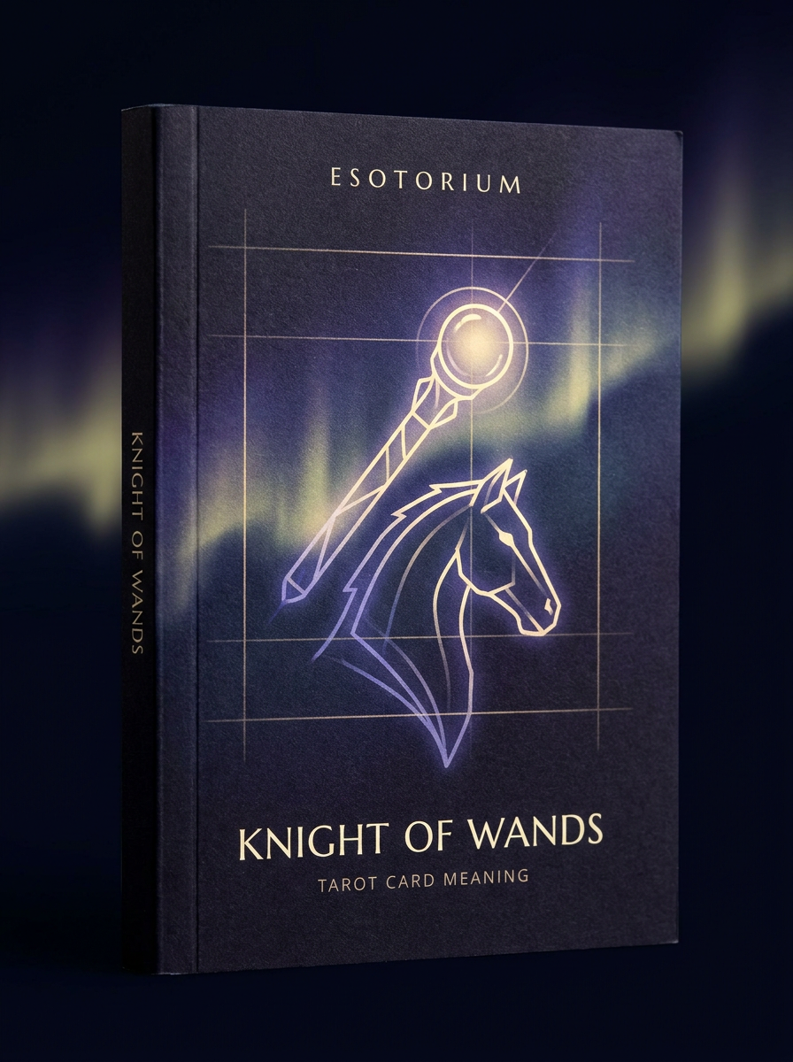 Knight of Wands — Tarot Card Meaning (Upright & Reversed) — Esotorium cover v4
