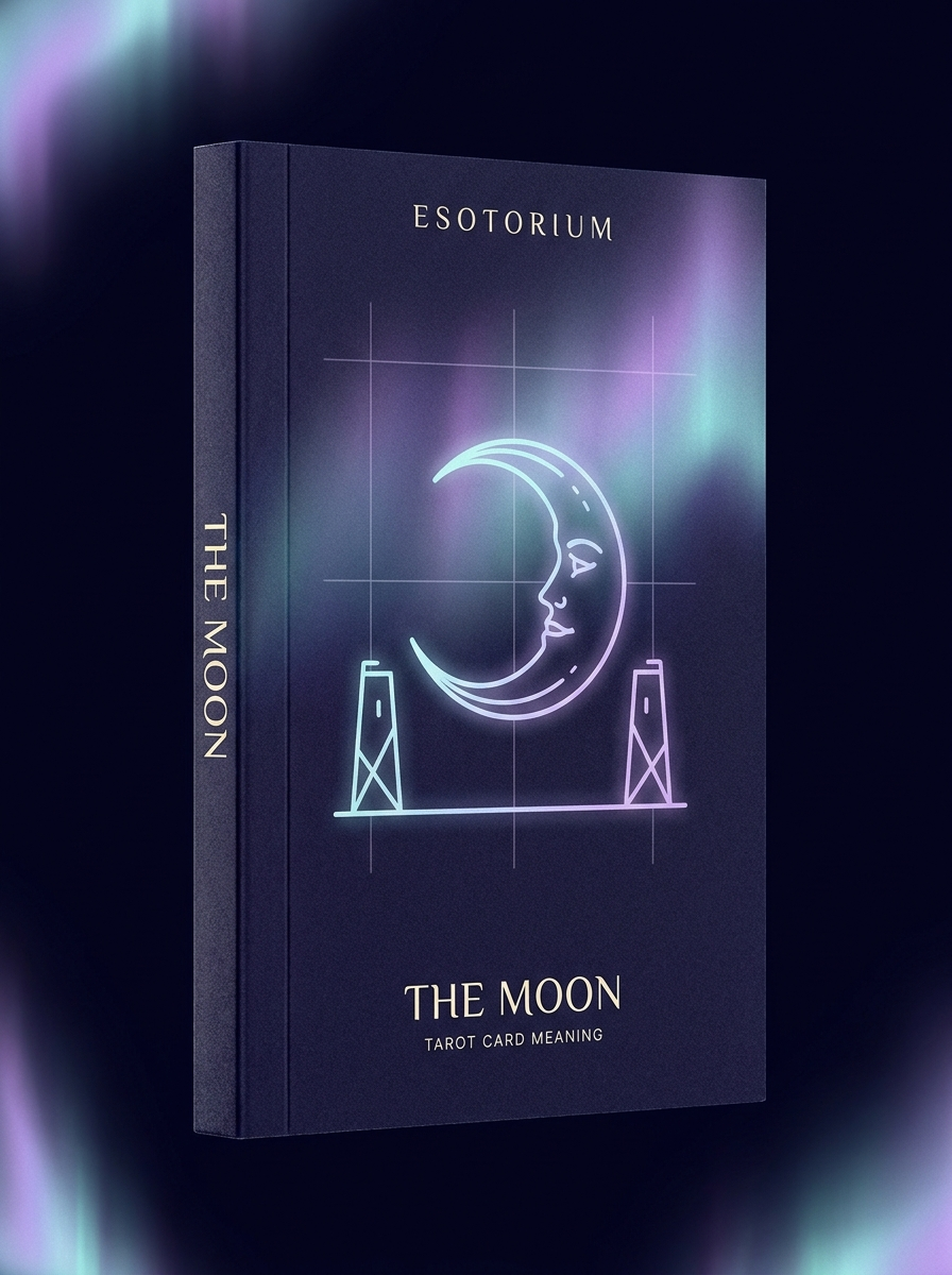 The Moon — Tarot Card Meaning (Upright & Reversed) — Esotorium cover v4