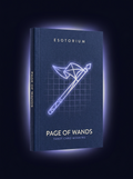 Page of Wands — Tarot Card Meaning (Upright & Reversed) — Esotorium cover v4