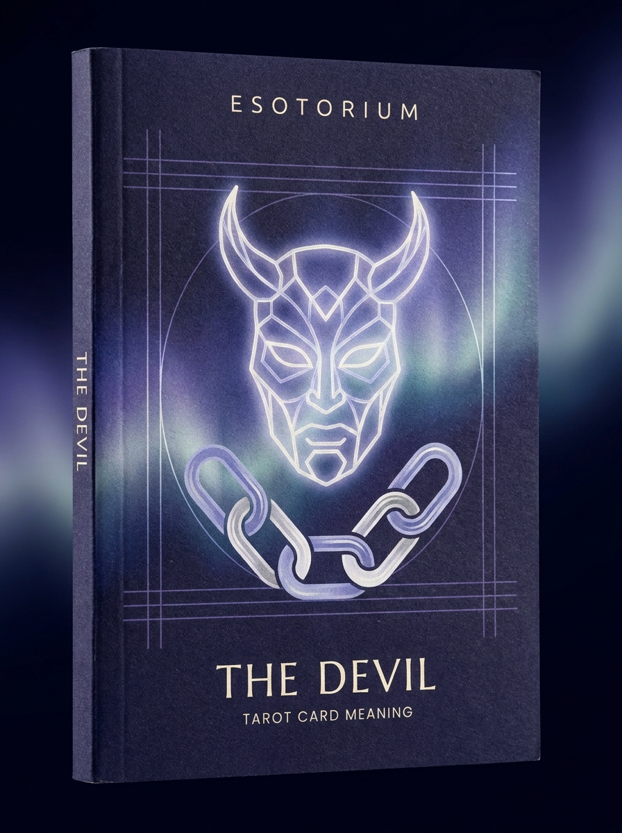 The Devil — Tarot Card Meaning (Upright & Reversed) — Esotorium cover v4