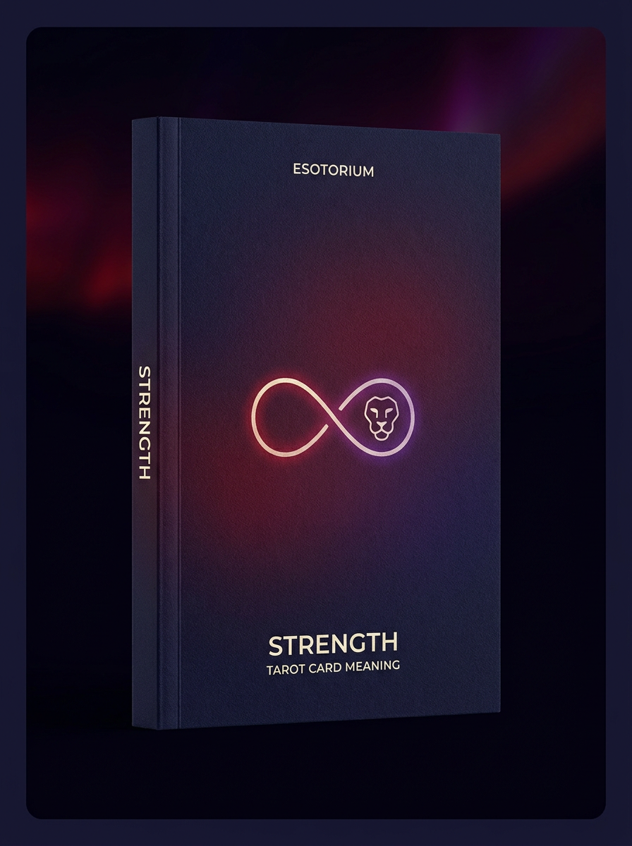 Strength — Tarot Card Meaning (Upright & Reversed) — Esotorium cover v4