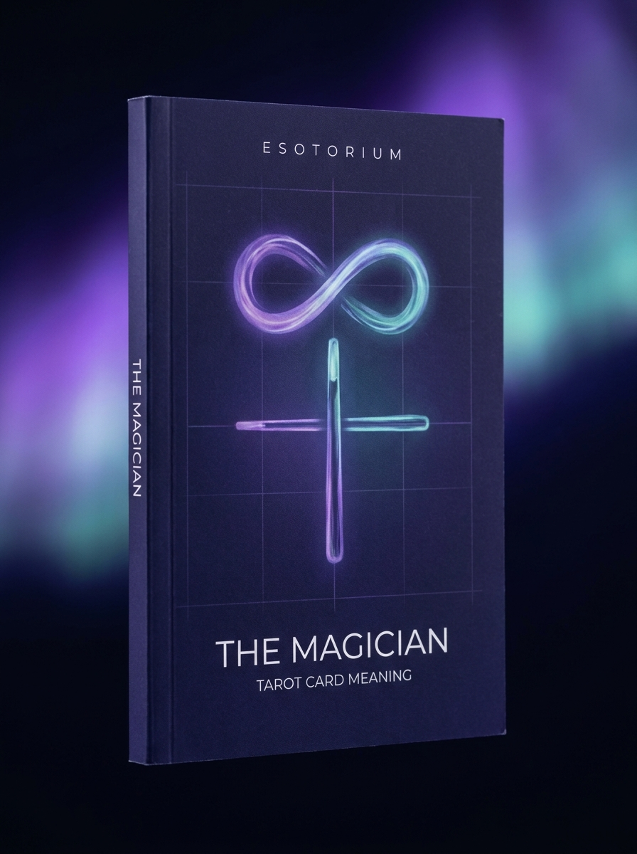 The Magician — Tarot Card Meaning (Upright & Reversed) — Esotorium cover v4