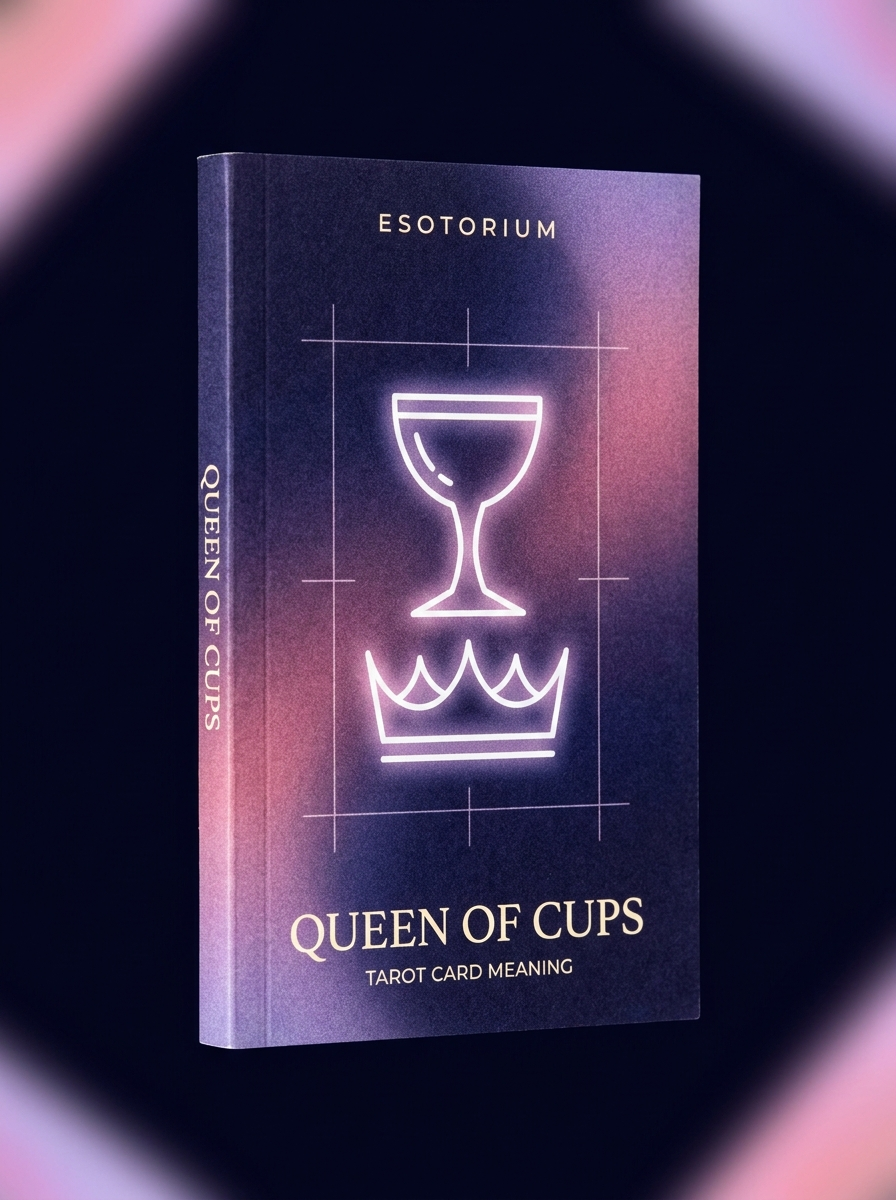 Queen of Cups — Tarot Card Meaning (Upright & Reversed) — Esotorium cover v4
