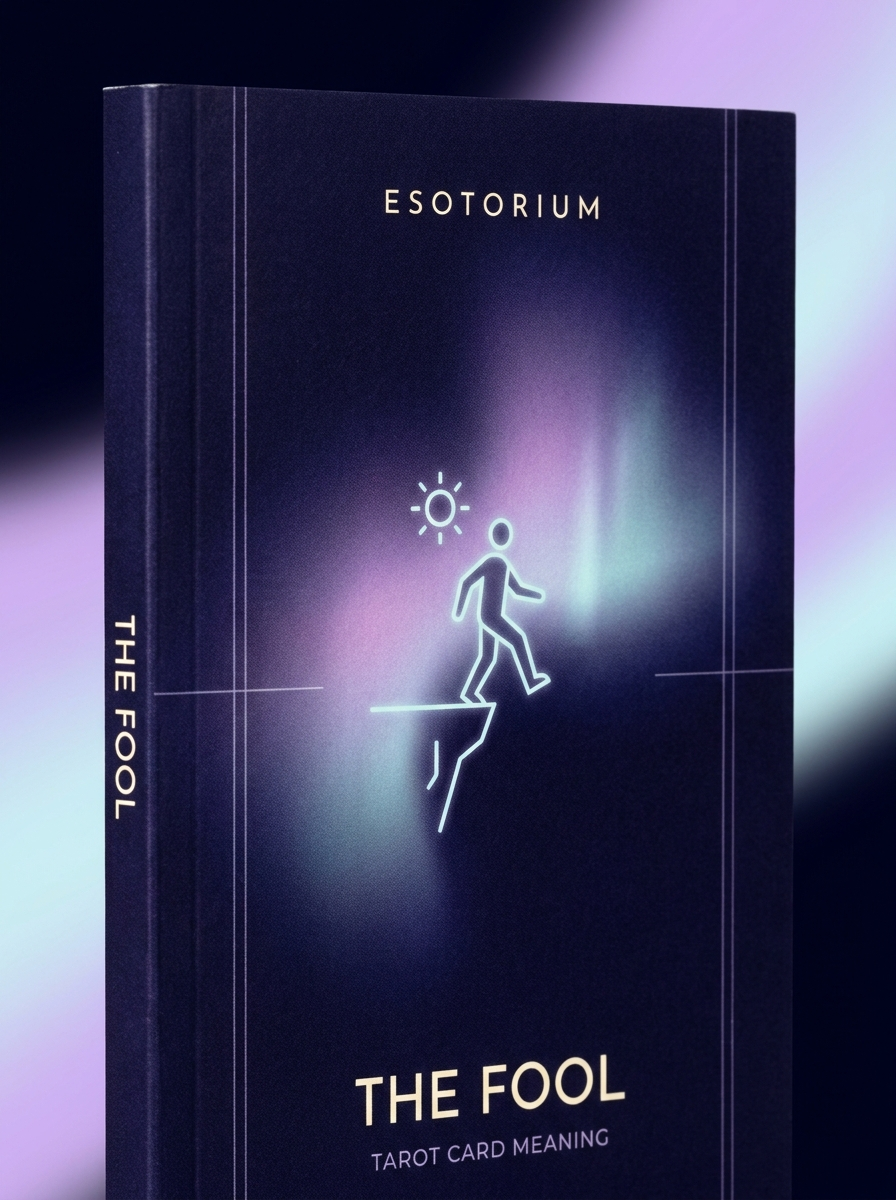 The Fool — Tarot Card Meaning (Upright & Reversed) — Esotorium cover v4