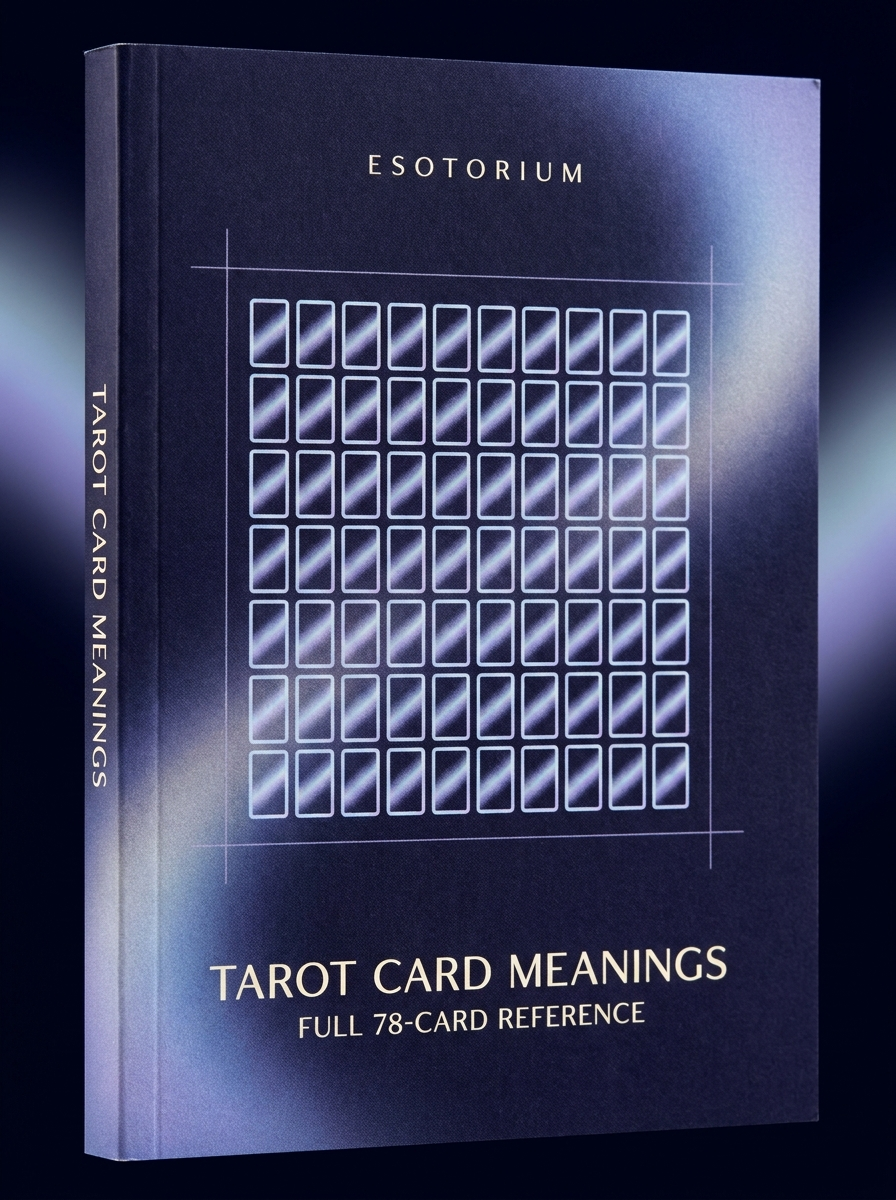 Tarot Card Meanings — Full 78-Card Reference — Esotorium cover v4