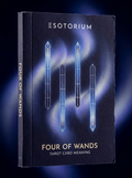 Four of Wands — Tarot Card Meaning (Upright & Reversed) — Esotorium cover v4
