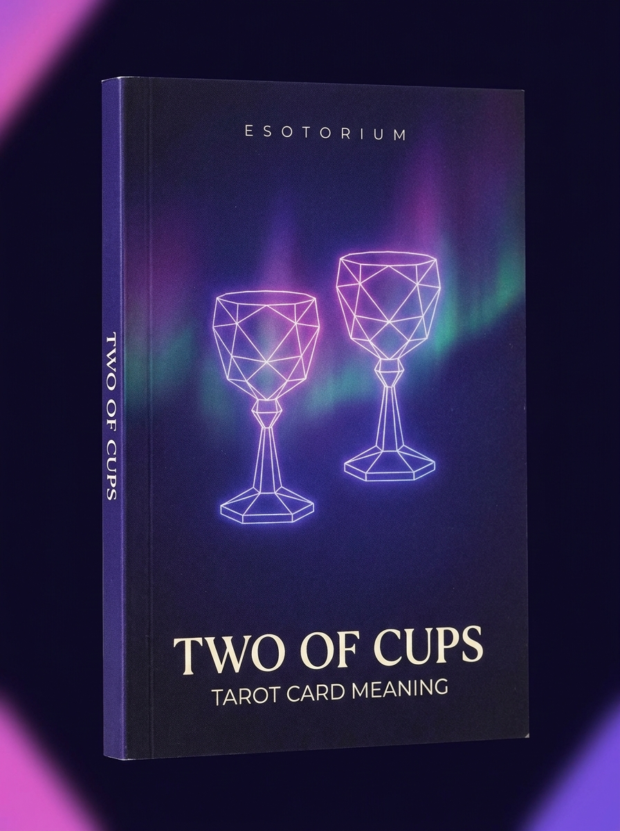 Two of Cups — Tarot Card Meaning (Upright & Reversed) — Esotorium cover v4