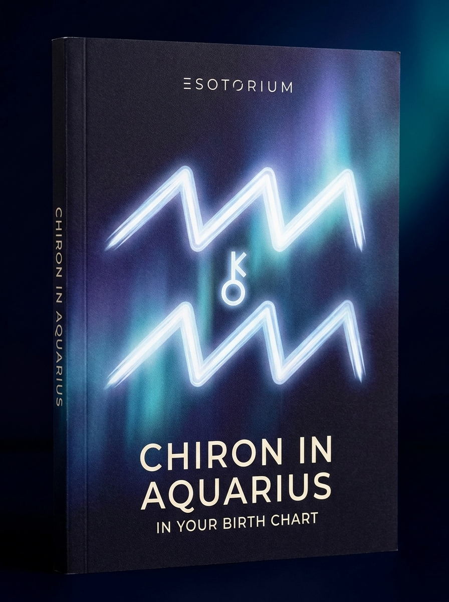 Chiron in Aquarius — Meaning in Your Birth Chart — Esotorium cover v4