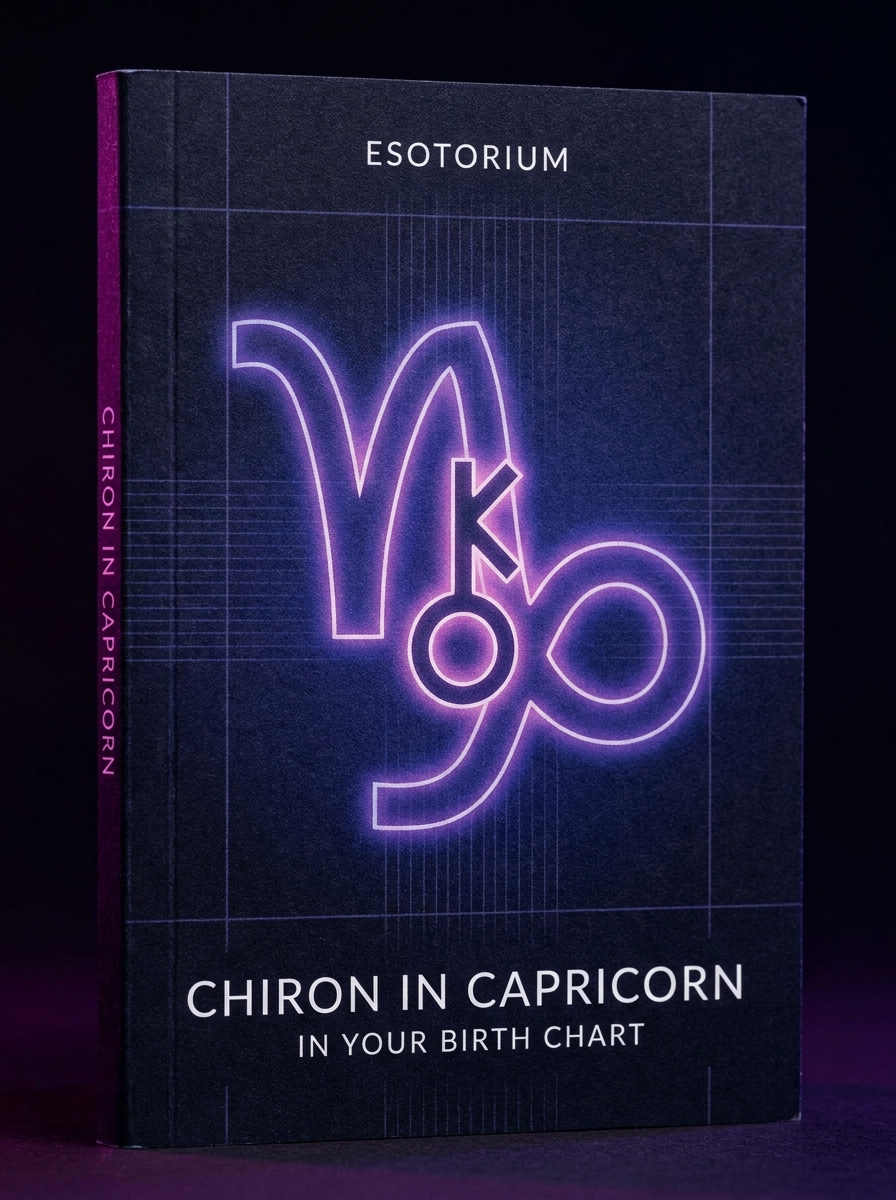 Chiron in Capricorn — Meaning in Your Birth Chart — Esotorium cover v4