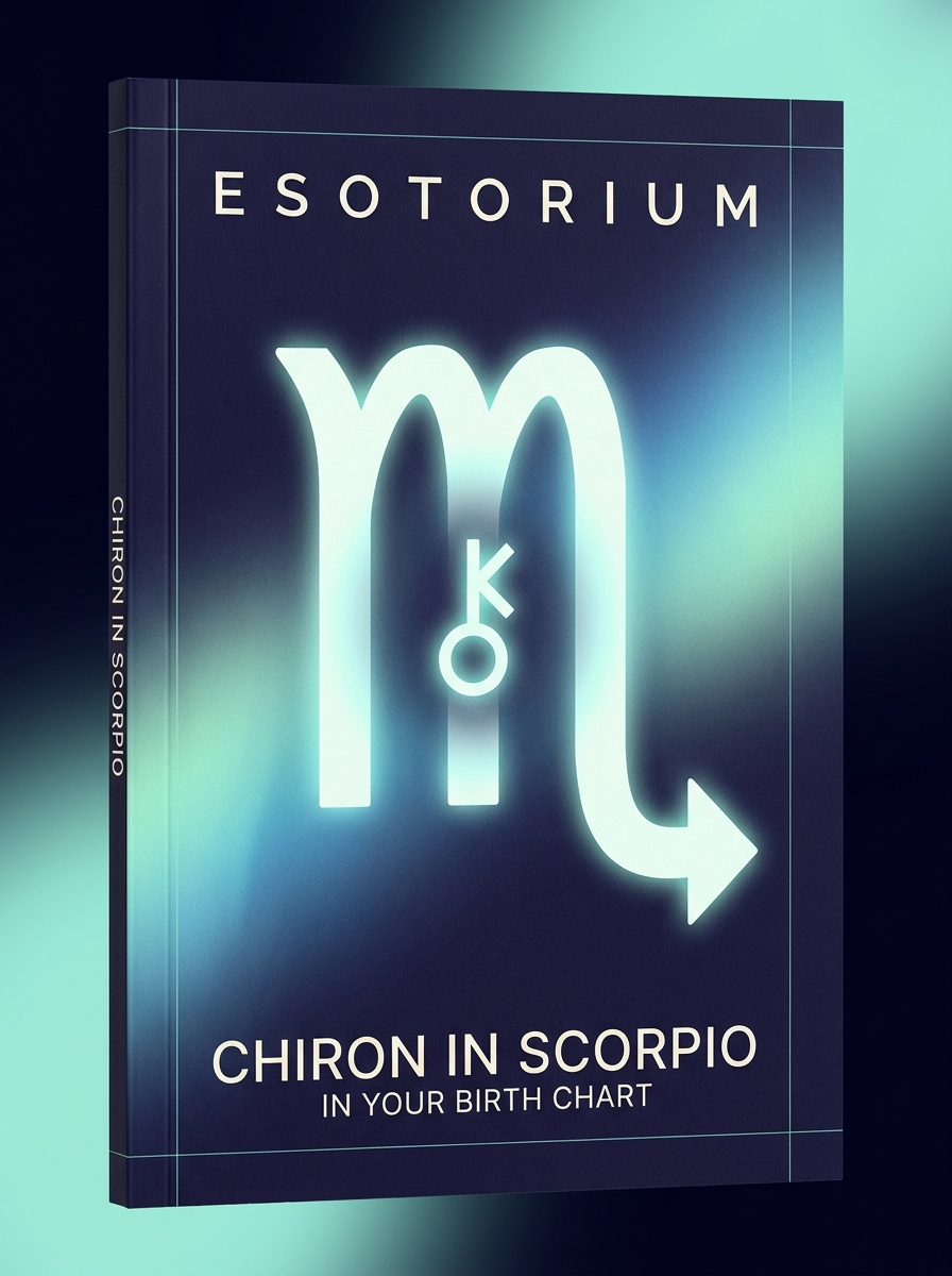 Chiron in Scorpio — Meaning in Your Birth Chart — Esotorium cover v4
