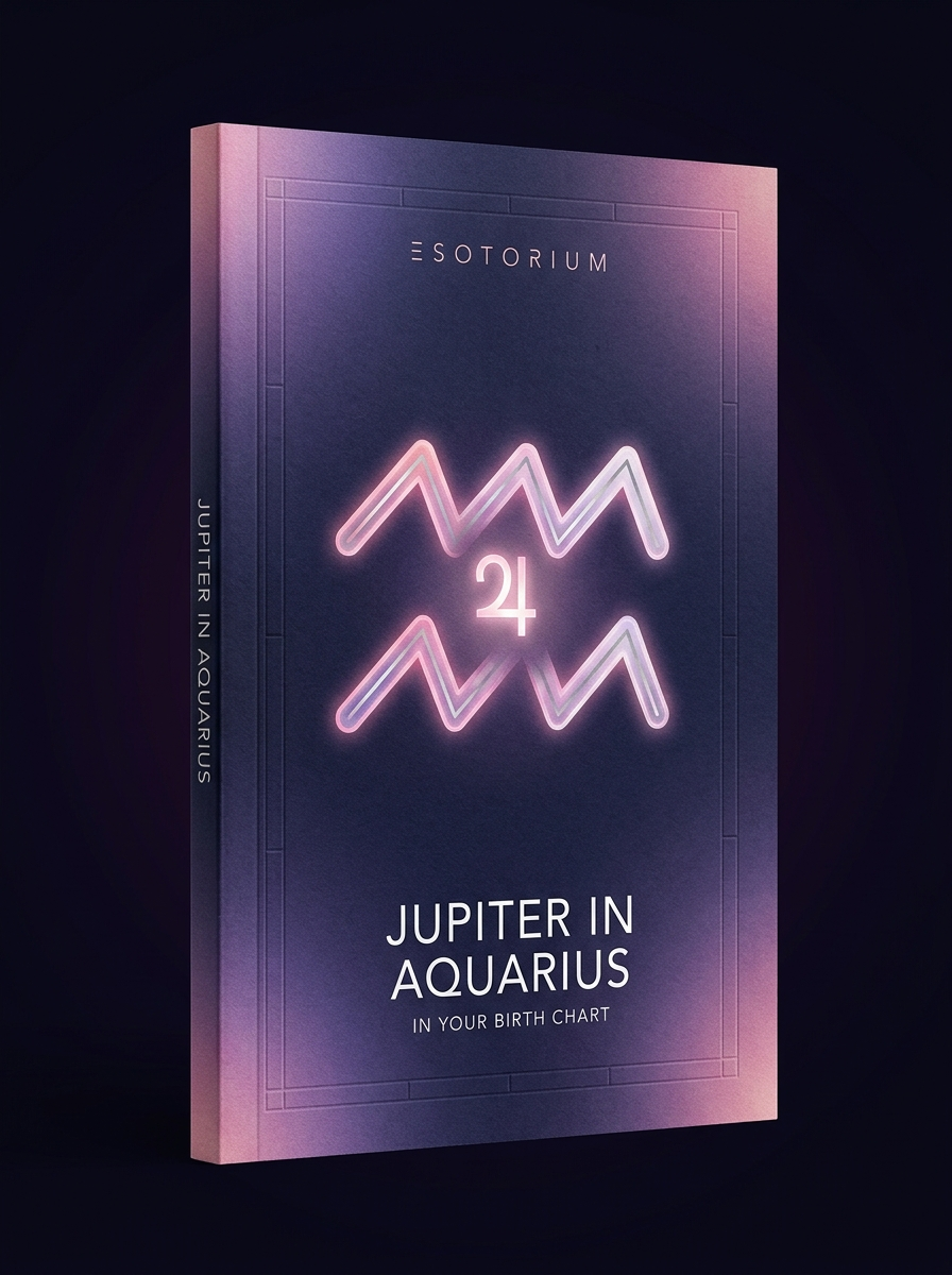 Jupiter in Aquarius — Meaning in Your Birth Chart — Esotorium cover v4