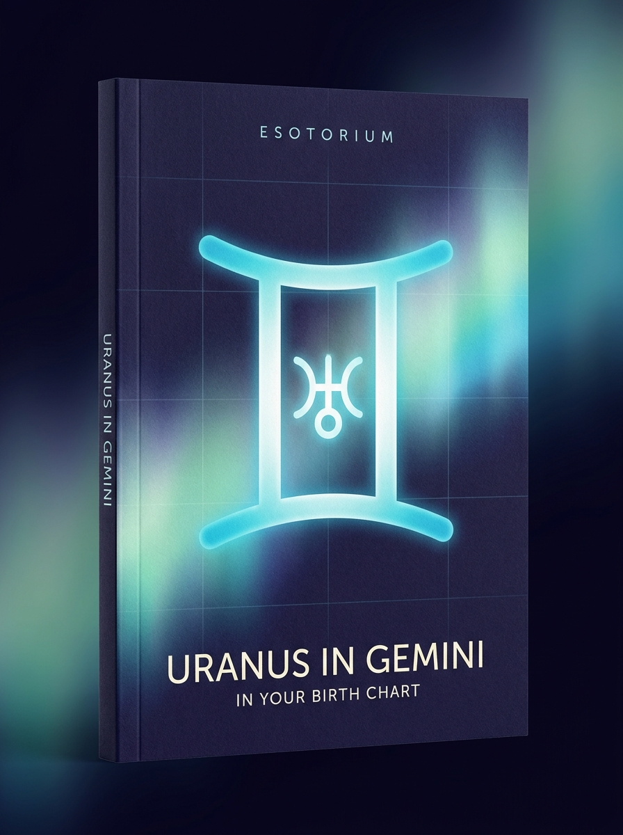 Uranus in Gemini — Meaning in Your Birth Chart — Esotorium cover v4