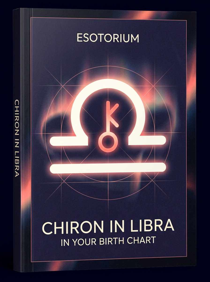 Chiron in Libra — Meaning in Your Birth Chart — Esotorium cover v4