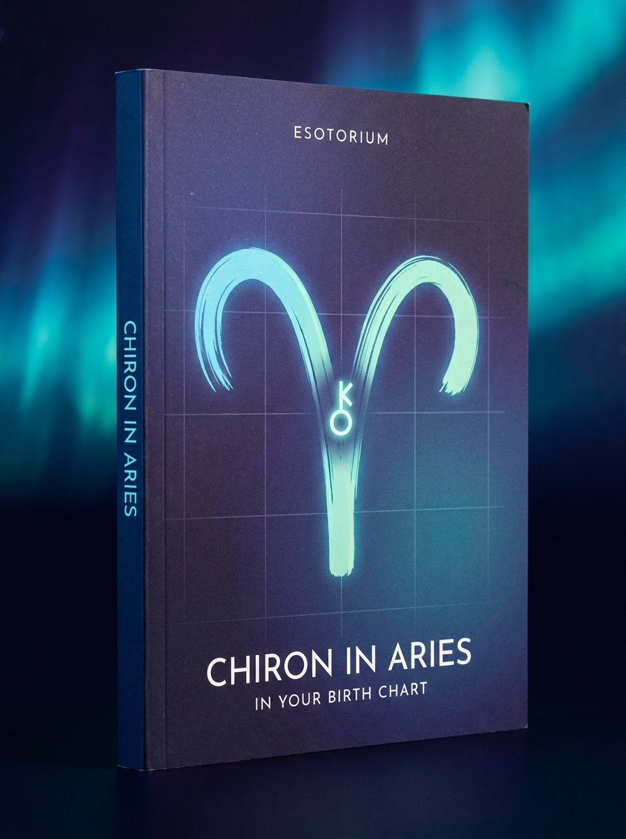 Chiron in Aries — Meaning in Your Birth Chart — Esotorium cover v4