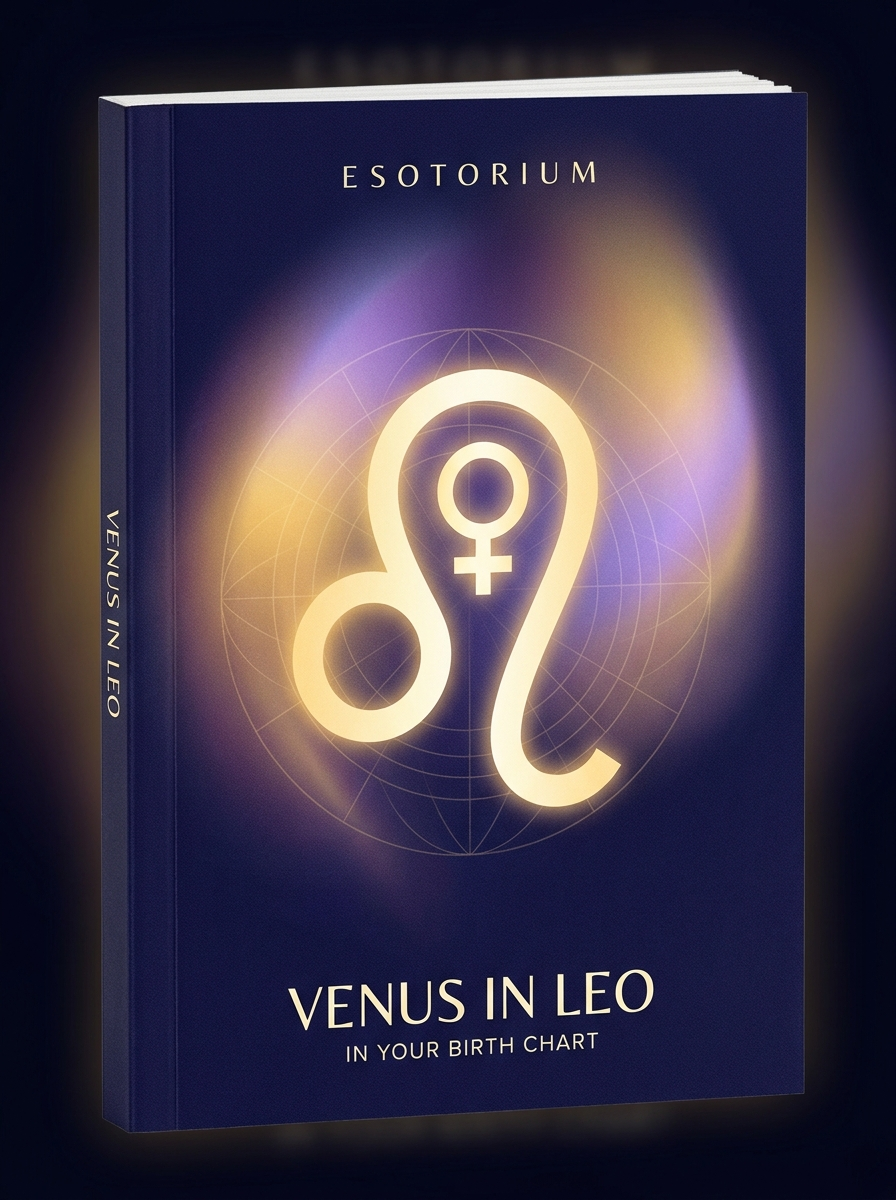 Venus in Leo — Meaning in Your Birth Chart — Esotorium cover v4