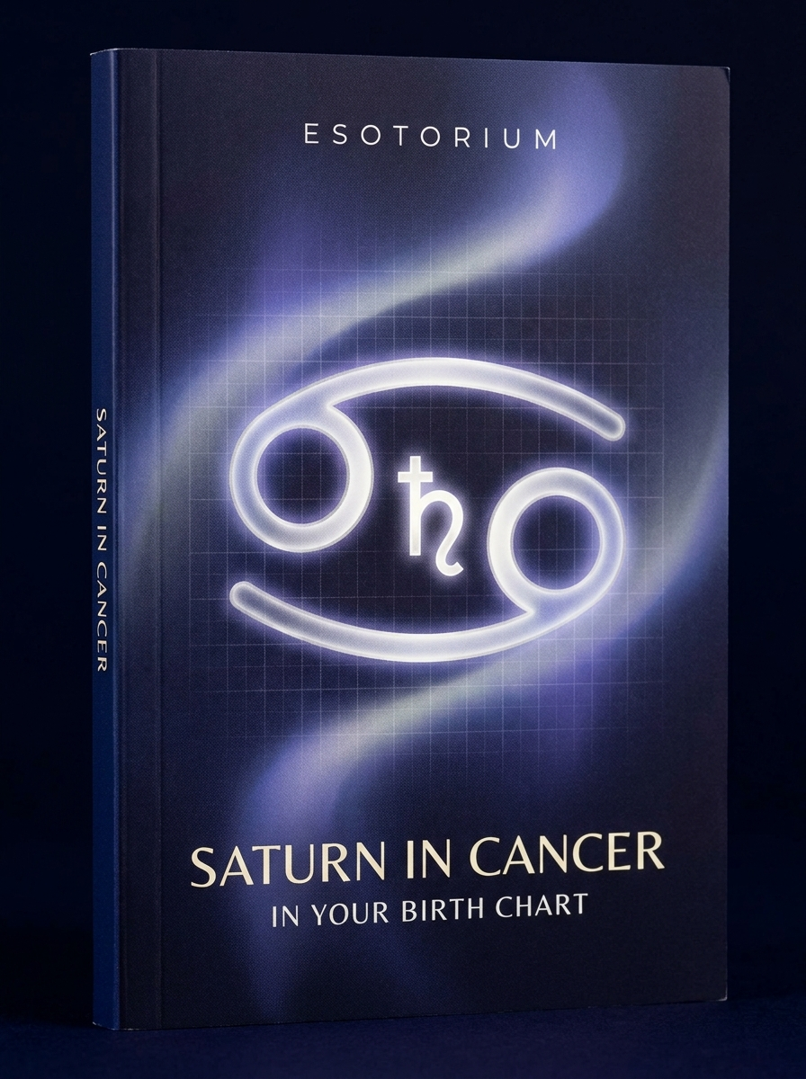 Saturn in Cancer — Meaning in Your Birth Chart — Esotorium cover v4