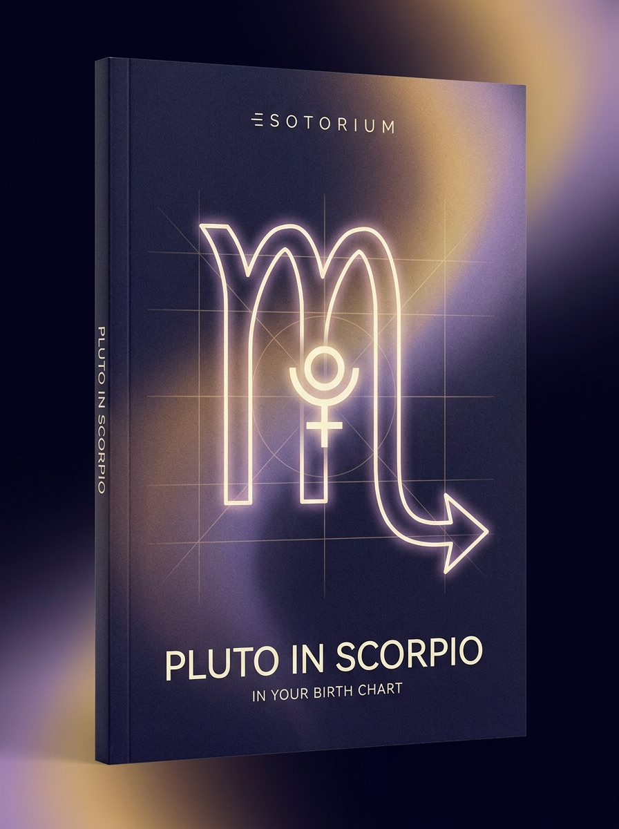 Pluto in Scorpio — Meaning in Your Birth Chart — Esotorium cover v4