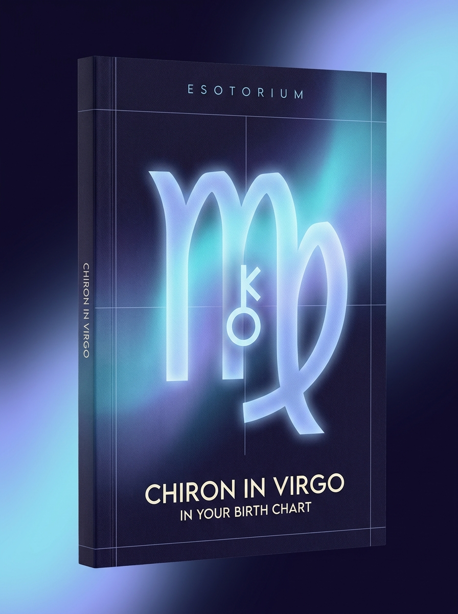 Chiron in Virgo — Meaning in Your Birth Chart — Esotorium cover v4