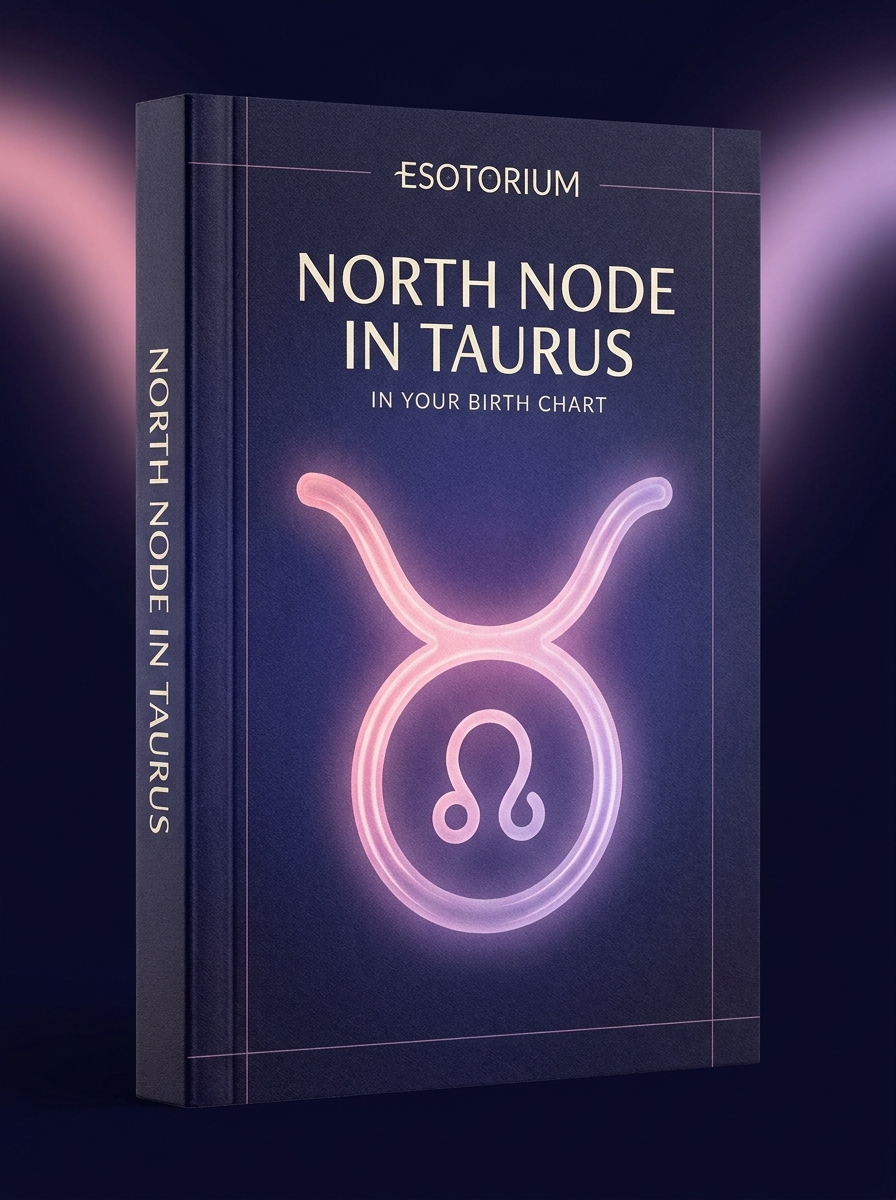 North Node in Taurus — Meaning in Your Birth Chart — Esotorium cover v4