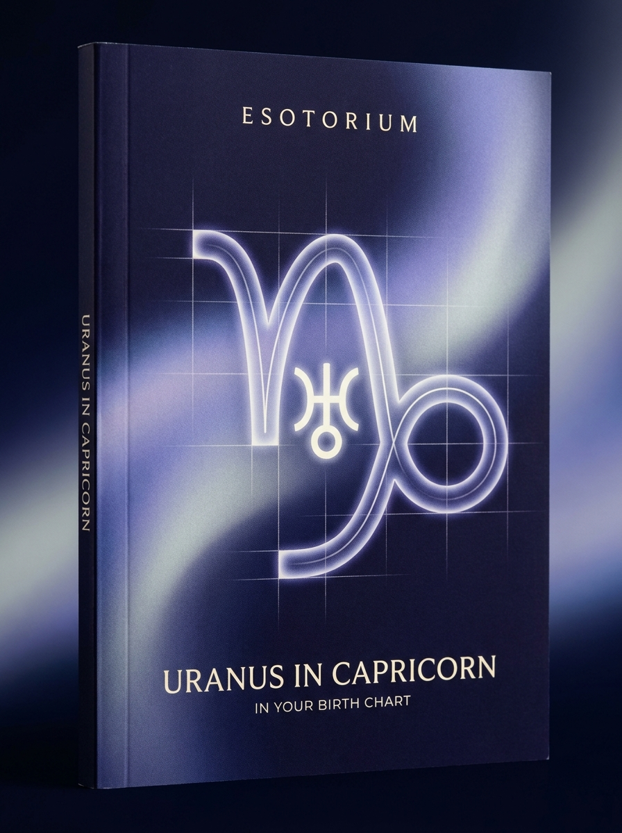 Uranus in Capricorn — Meaning in Your Birth Chart — Esotorium cover v4