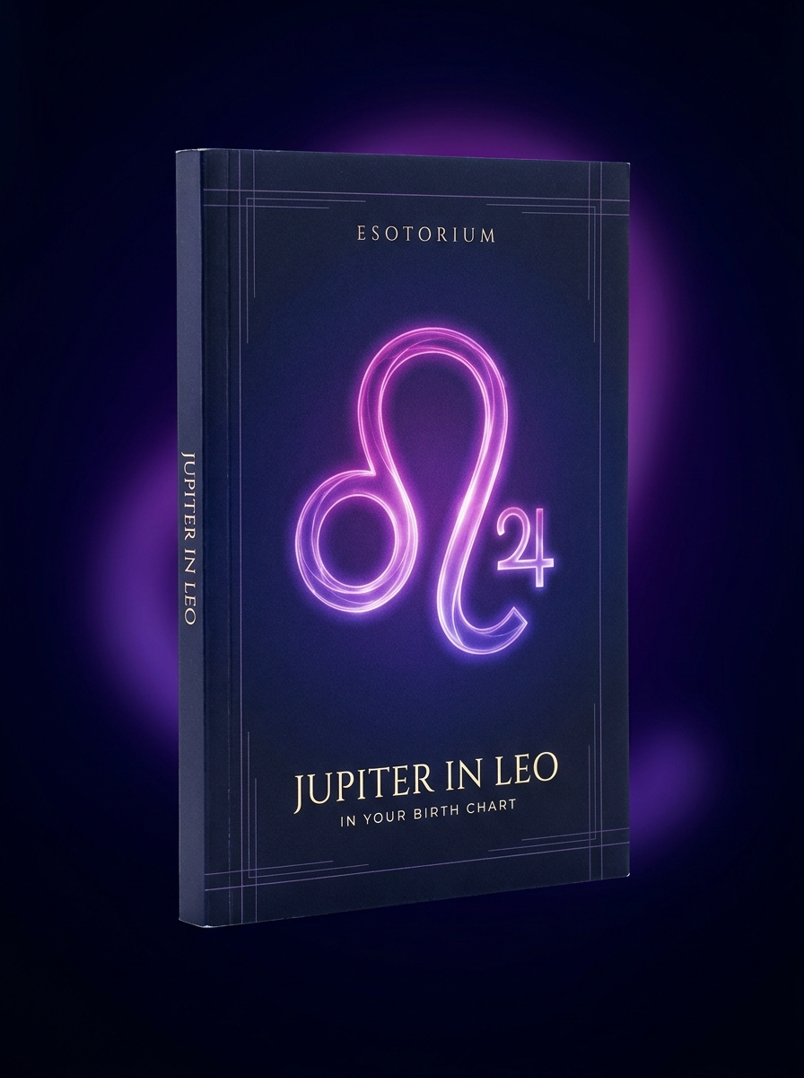 Jupiter in Leo — Meaning in Your Birth Chart — Esotorium cover v4