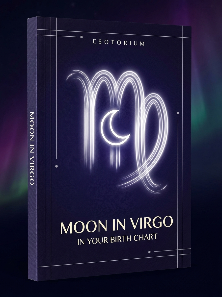 Moon in Virgo — Meaning in Your Birth Chart — Esotorium cover v4