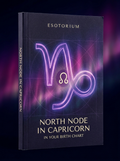 North Node in Capricorn — Meaning in Your Birth Chart — Esotorium cover v4