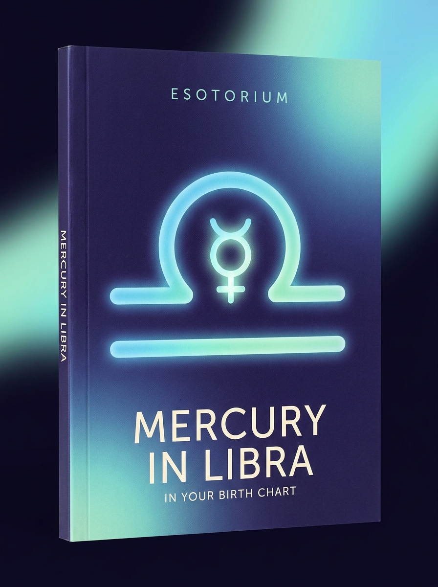 Mercury in Libra — Meaning in Your Birth Chart — Esotorium cover v4