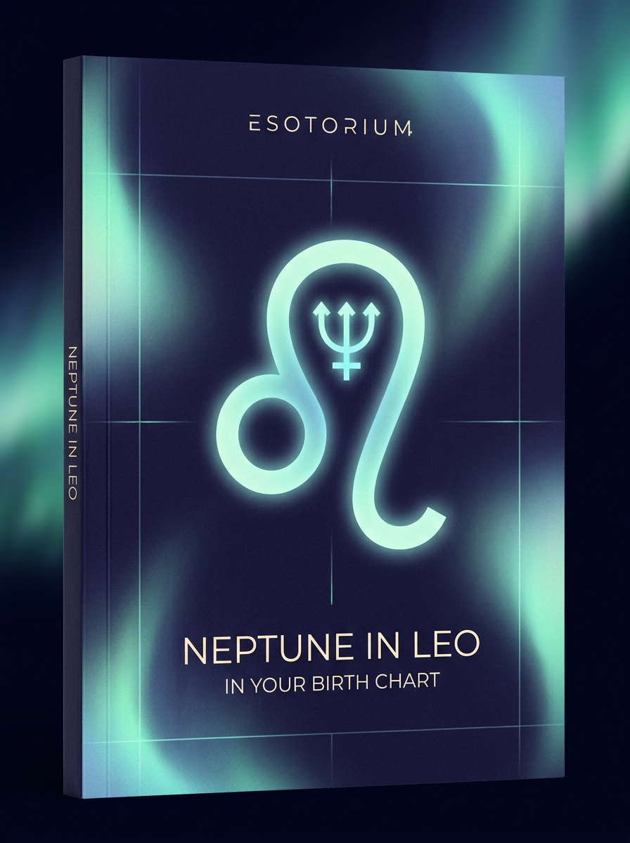 Neptune in Leo — Meaning in Your Birth Chart — Esotorium cover v4