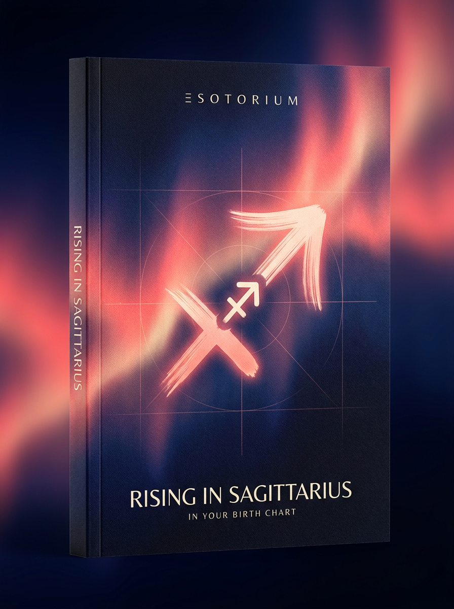 Rising in Sagittarius — Meaning in Your Birth Chart — Esotorium cover v4