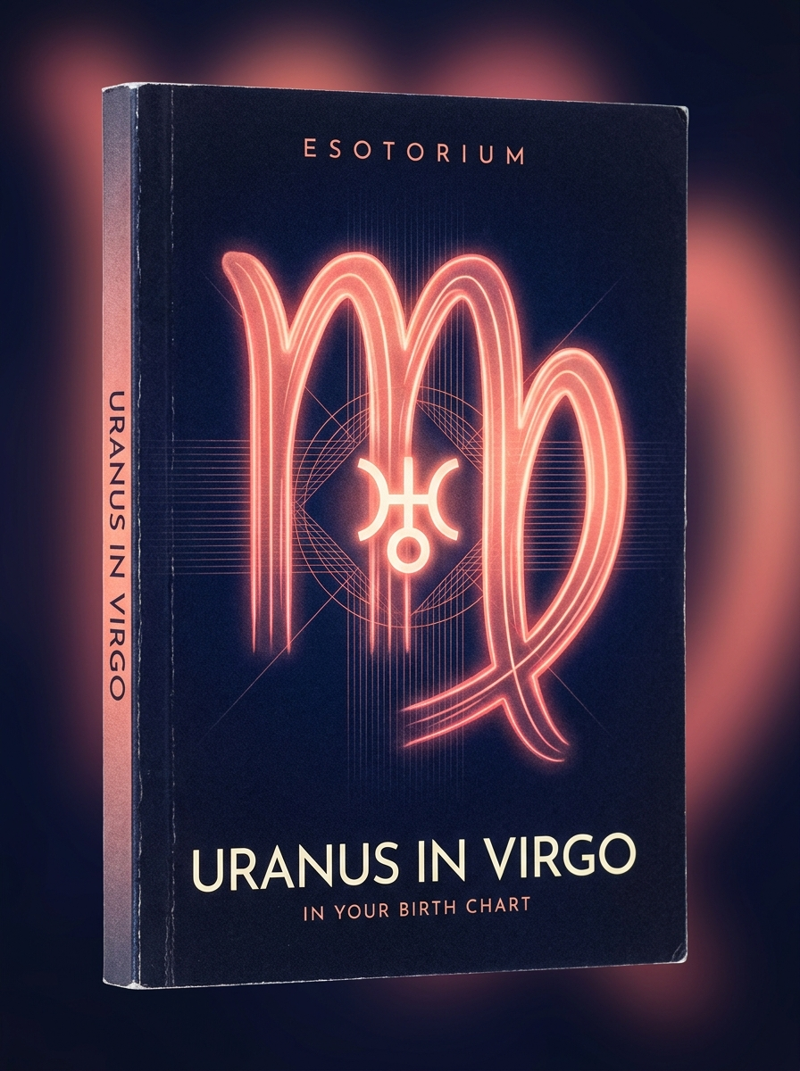 Uranus in Virgo — Meaning in Your Birth Chart — Esotorium cover v4