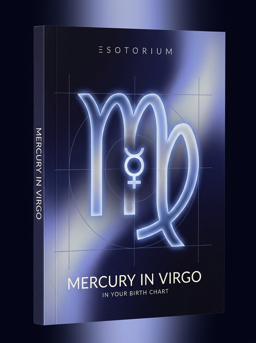 Mercury in Virgo — Meaning in Your Birth Chart — Esotorium cover v4