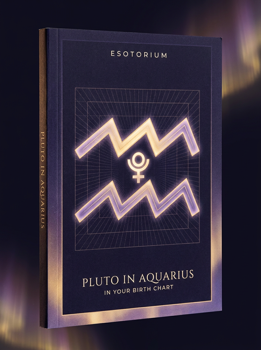 Pluto in Aquarius — Meaning in Your Birth Chart — Esotorium cover v4