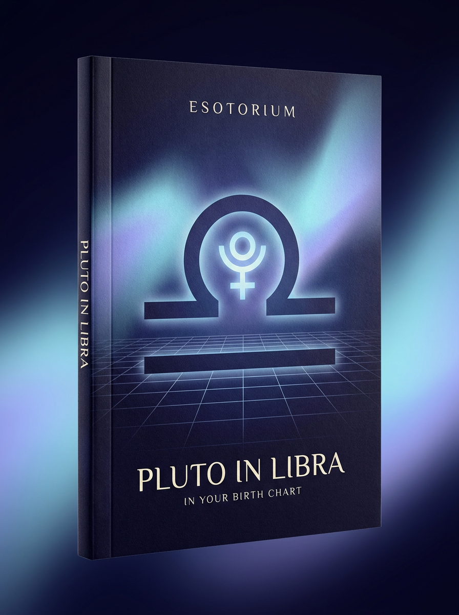 Pluto in Libra — Meaning in Your Birth Chart — Esotorium cover v4