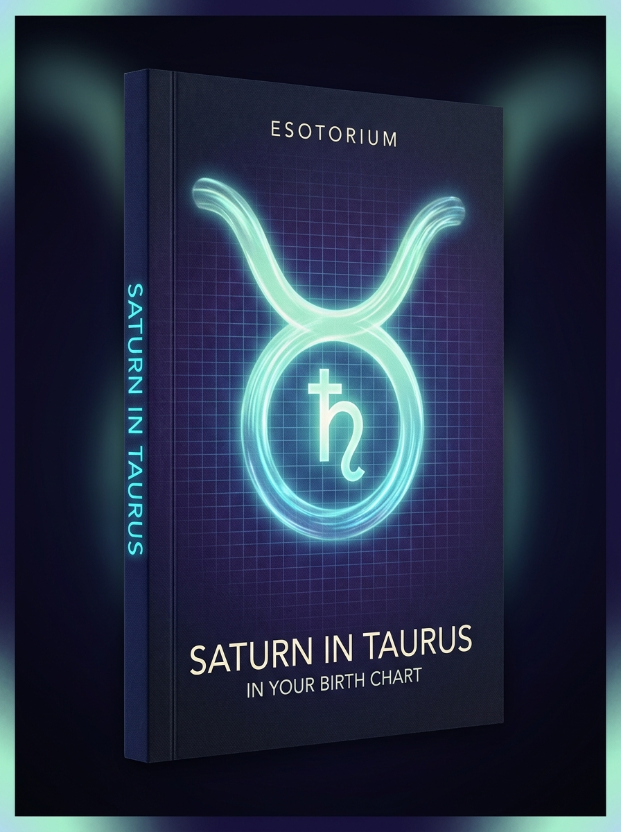 Saturn in Taurus — Meaning in Your Birth Chart — Esotorium cover v4