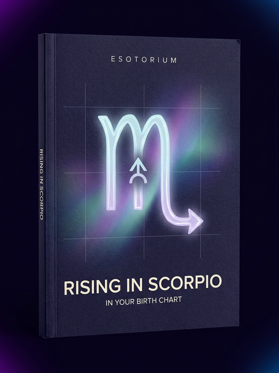Rising in Scorpio — Meaning in Your Birth Chart — Esotorium cover v4