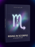Rising in Scorpio — Meaning in Your Birth Chart — Esotorium cover v4