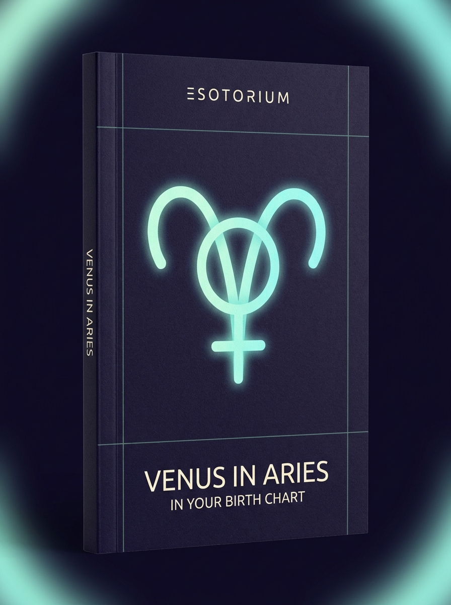 Venus in Aries — Meaning in Your Birth Chart — Esotorium cover v4