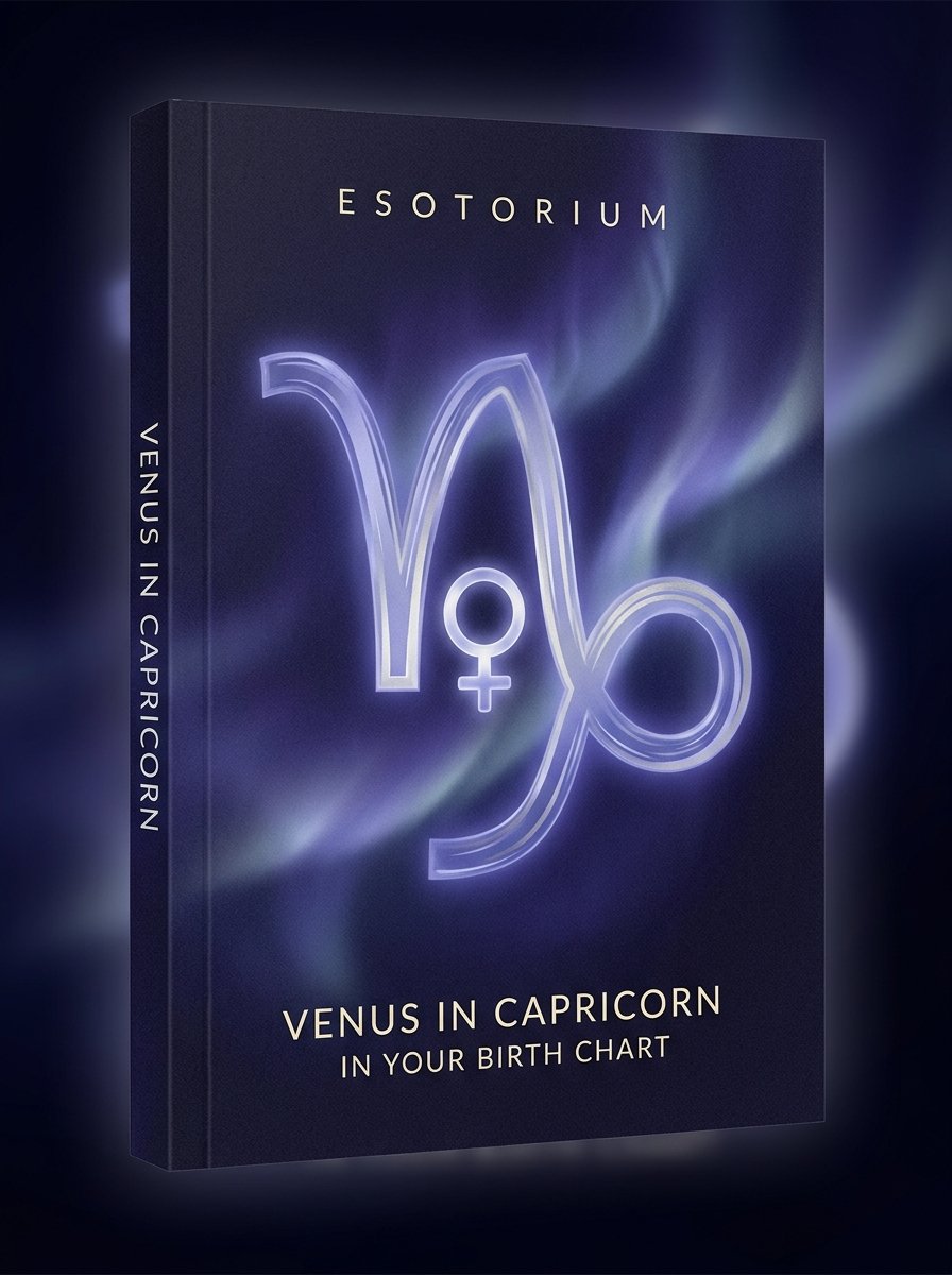 Venus in Capricorn — Meaning in Your Birth Chart — Esotorium cover v4