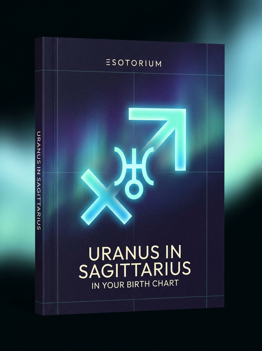 Uranus in Sagittarius — Meaning in Your Birth Chart — Esotorium cover v4