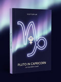 Pluto in Capricorn — Meaning in Your Birth Chart — Esotorium cover v4