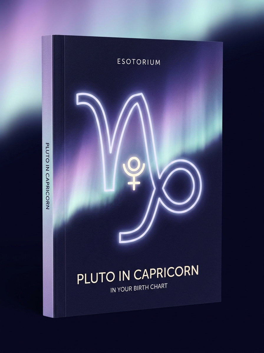 Pluto in Capricorn — Meaning in Your Birth Chart — Esotorium cover v4