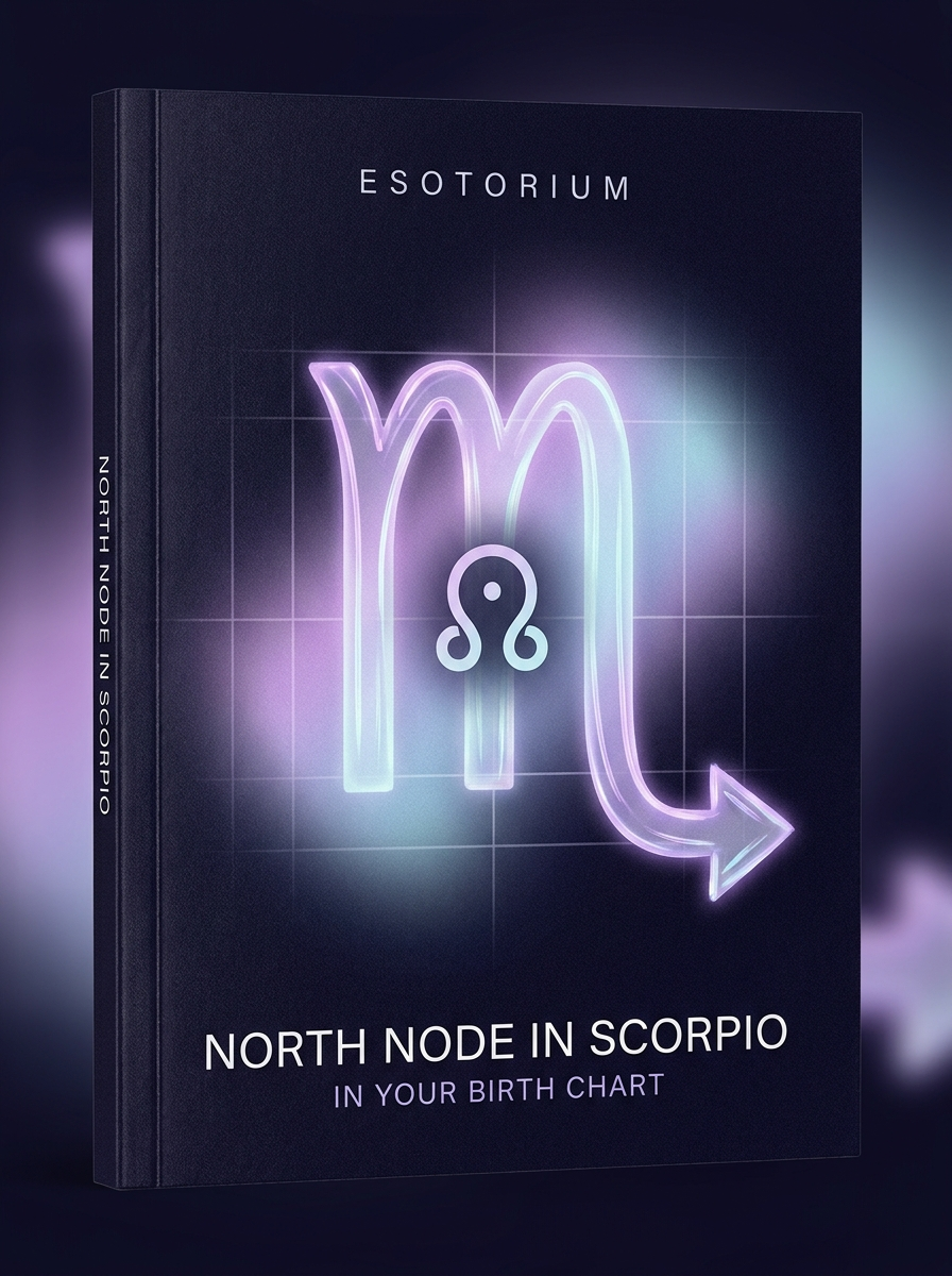 North Node in Scorpio — Meaning in Your Birth Chart — Esotorium cover v4