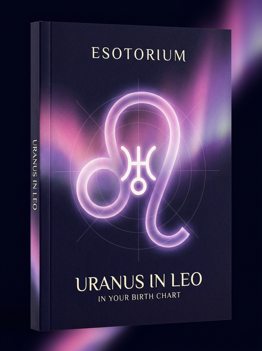 Uranus in Leo — Meaning in Your Birth Chart — Esotorium cover v4