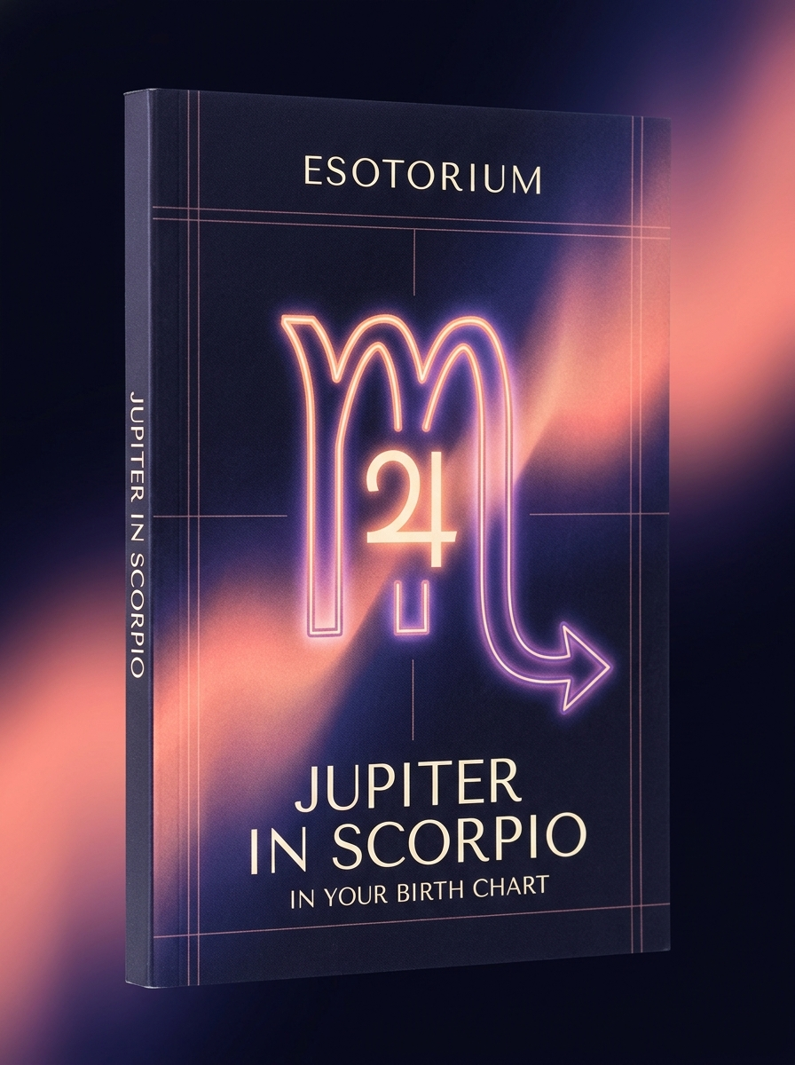 Jupiter in Scorpio — Meaning in Your Birth Chart — Esotorium cover v4