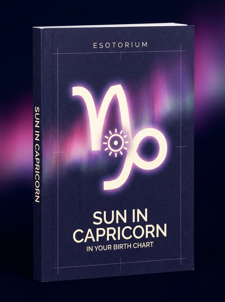 Sun in Capricorn — Meaning in Your Birth Chart — Esotorium cover v4